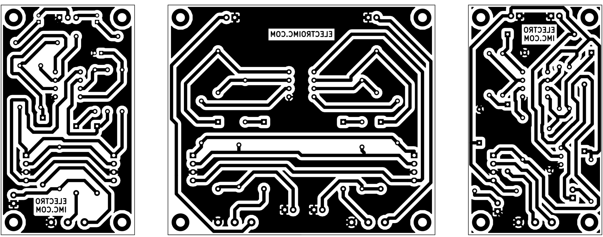 Circuito impreso para la mesa de mezcla audio modular