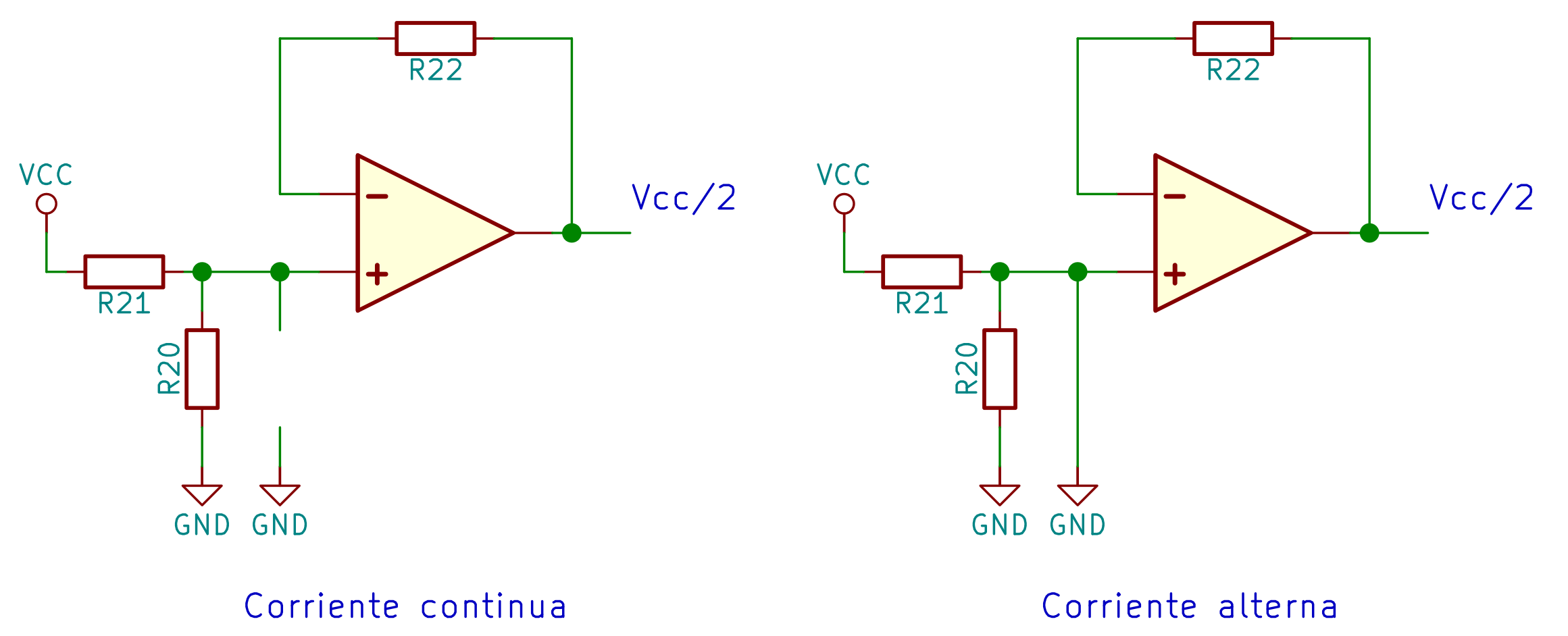 Equivalente condensador bypass